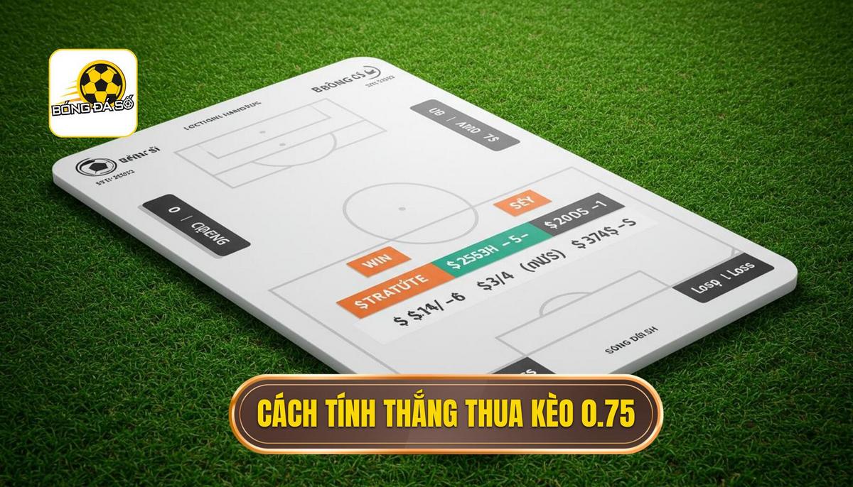 Kèo Chấp 0.75 Là Gì? Giải Mã Chi Tiết Kèo Chấp 3/4 & Cách Đặt Cược Hiệu Quả - BÓNG ĐÁ SỐ 2 Phần 2_ Cách Tính Thắng_Thua Chi Tiết Khi Chơi Kèo Chấp 0.75