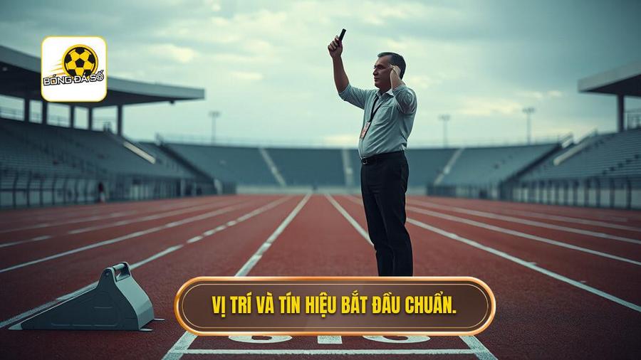 Vị trí và tín hiệu bắt đầu chuẩn