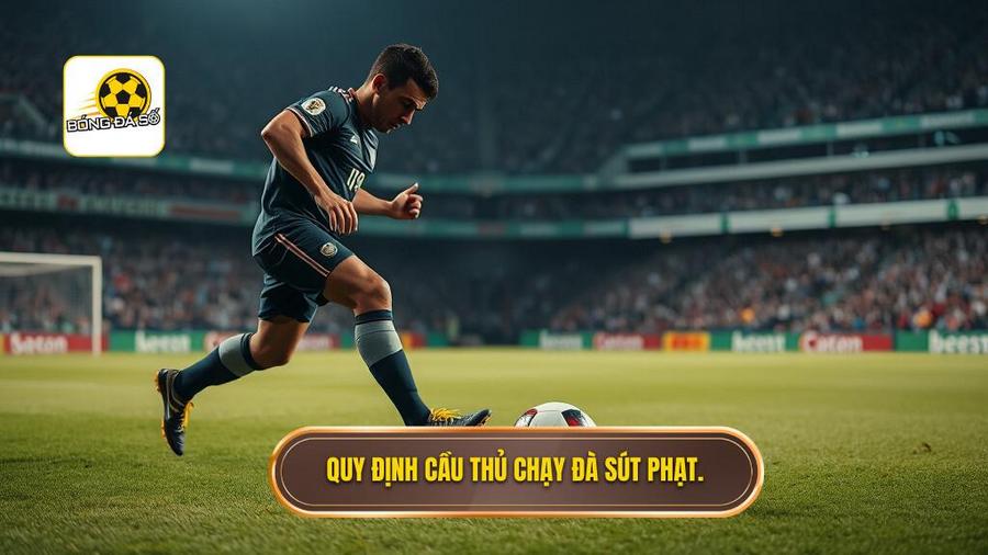 Quy định cầu thủ chạy đà sút phạt