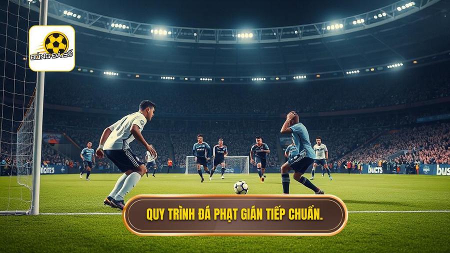 Quy trình đá phạt gián tiếp chuẩn