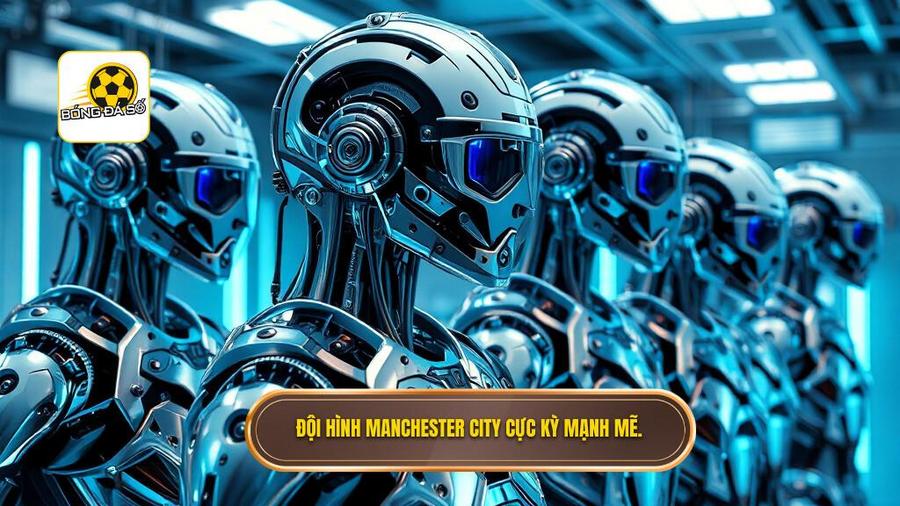 2. Đội hình "Cỗ máy cơ khí" Manchester City